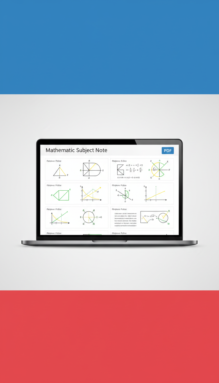 Mathematics PDF Notes with Visual Breakdowns